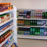 Gondola Shelving in Convenience Store