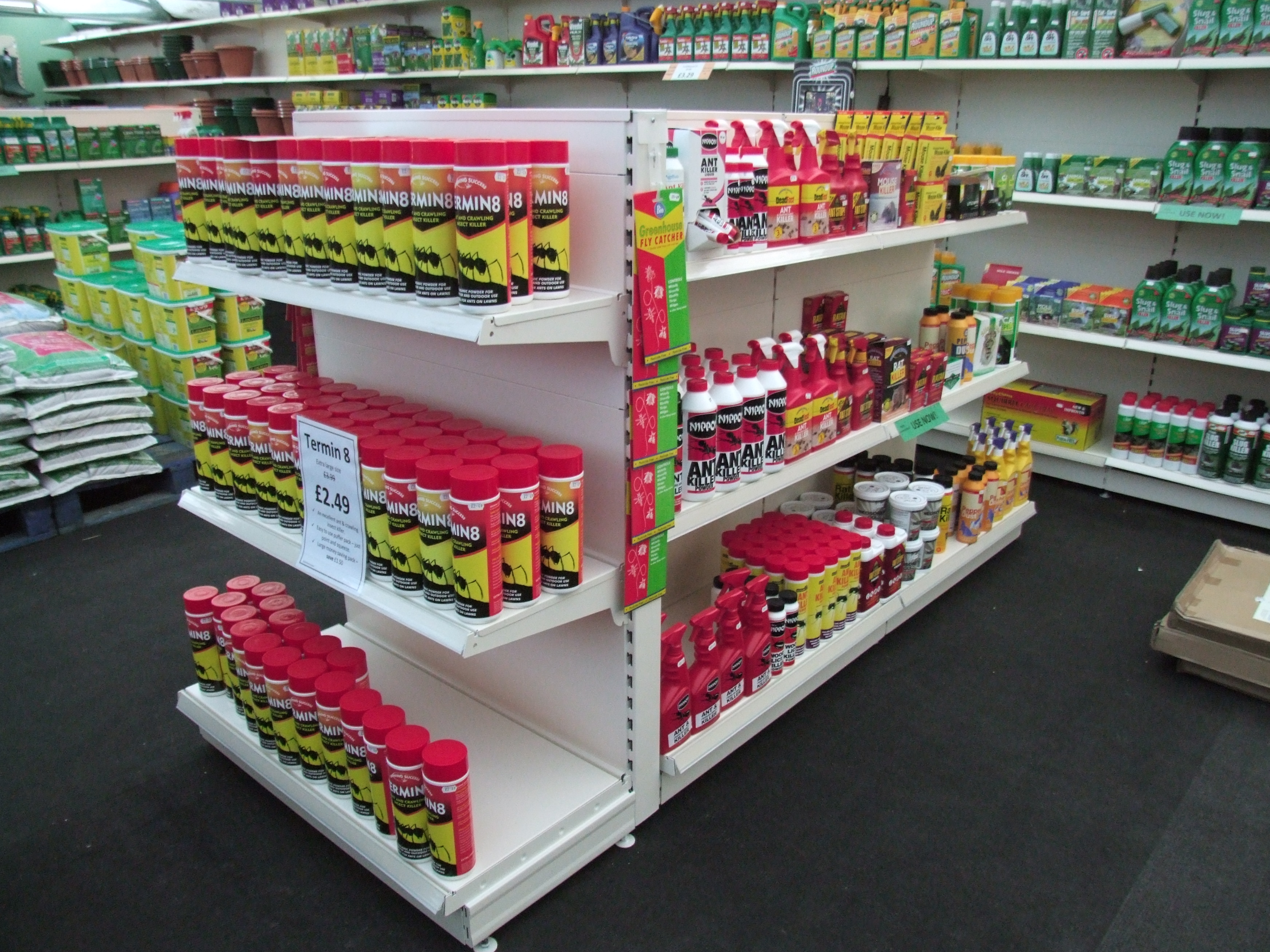 Garden Centre Gondola Shelving