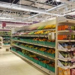 Gondola Shelving in Supermarket