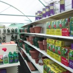 Wall Shelving in Garden Centre