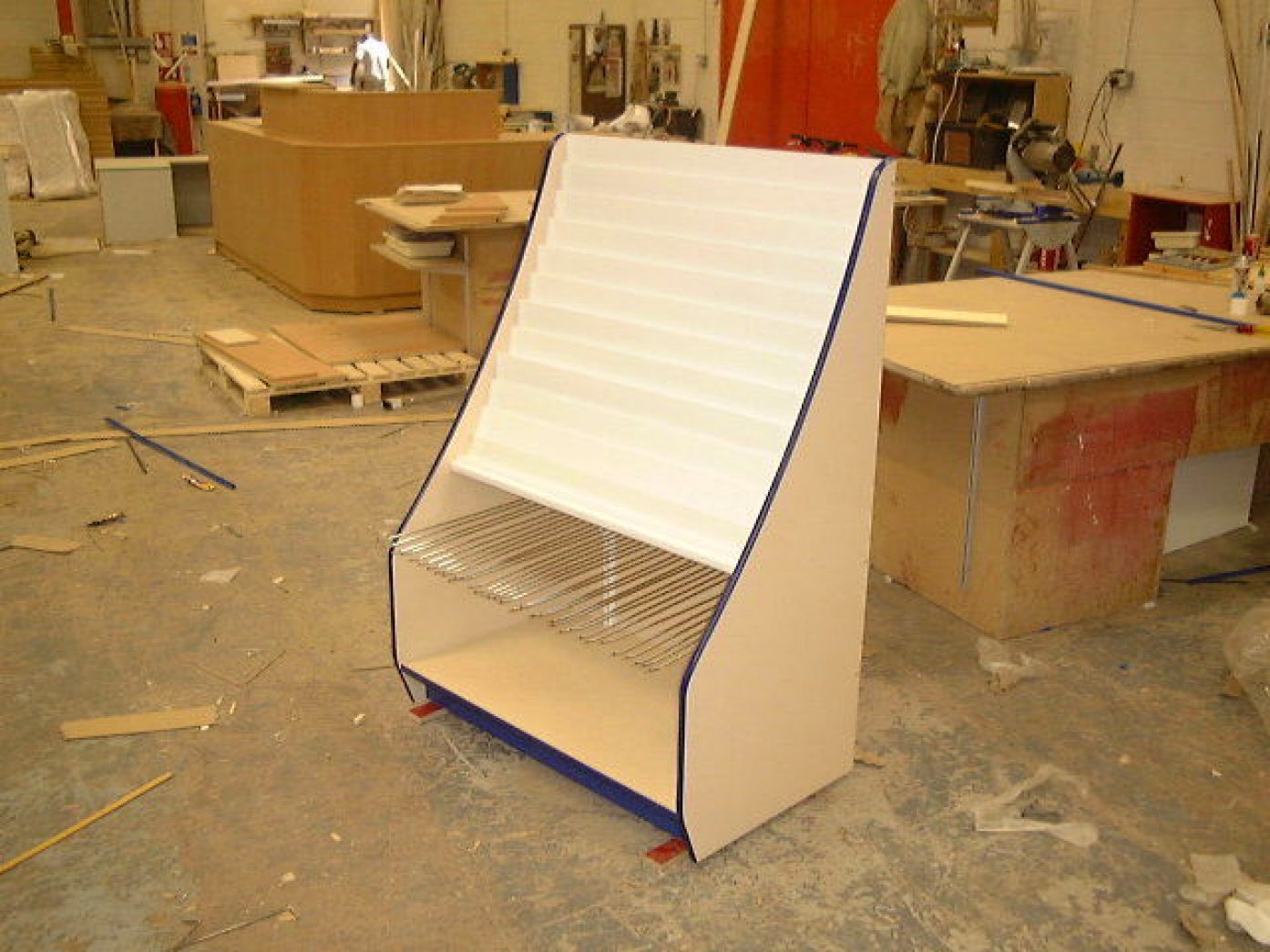 11 Tier Greetings Card And Gift Wrap Display Unit