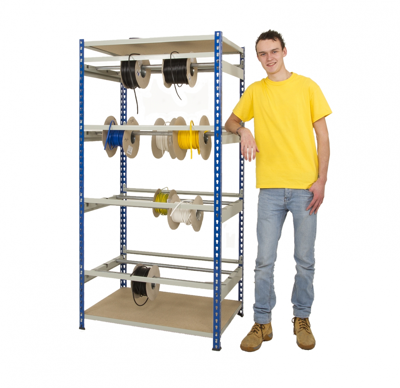 Cable Reel Storage  Rivet Racking Drum Storage