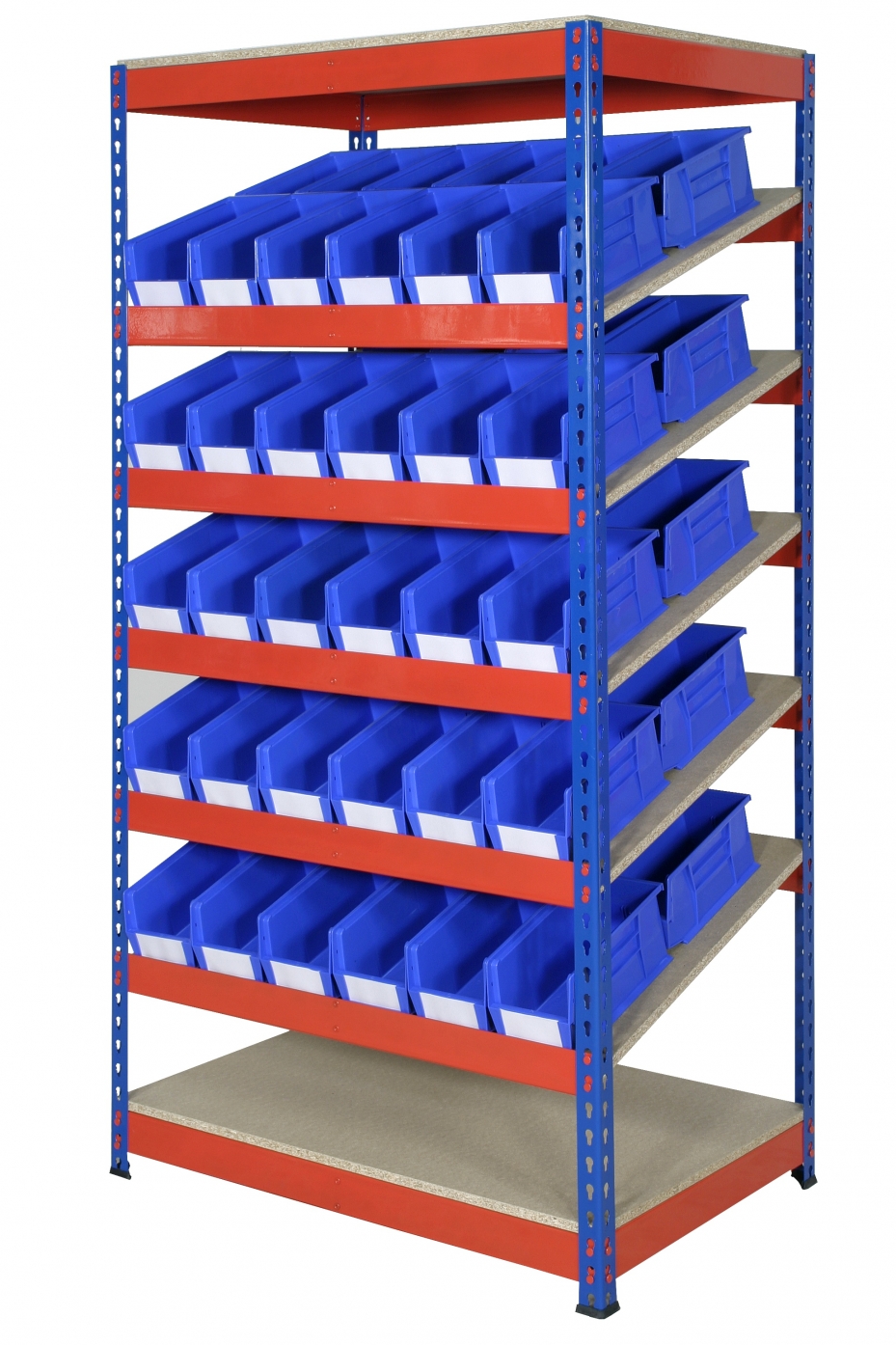KanBan Shelving - Racking With Sloping Shelves