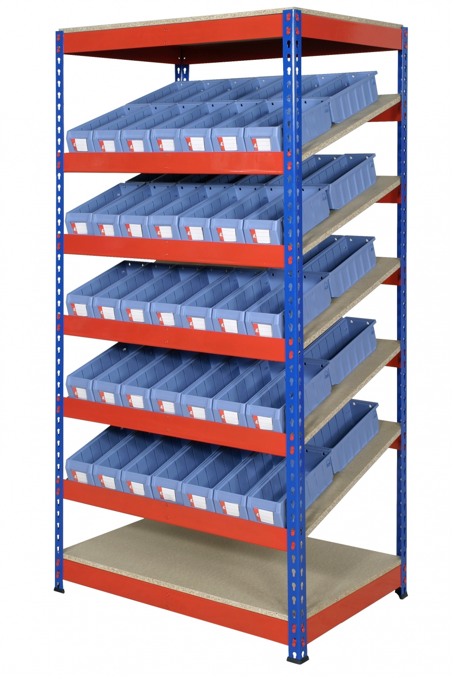 KanBan Shelving - Racking With Sloping Shelves