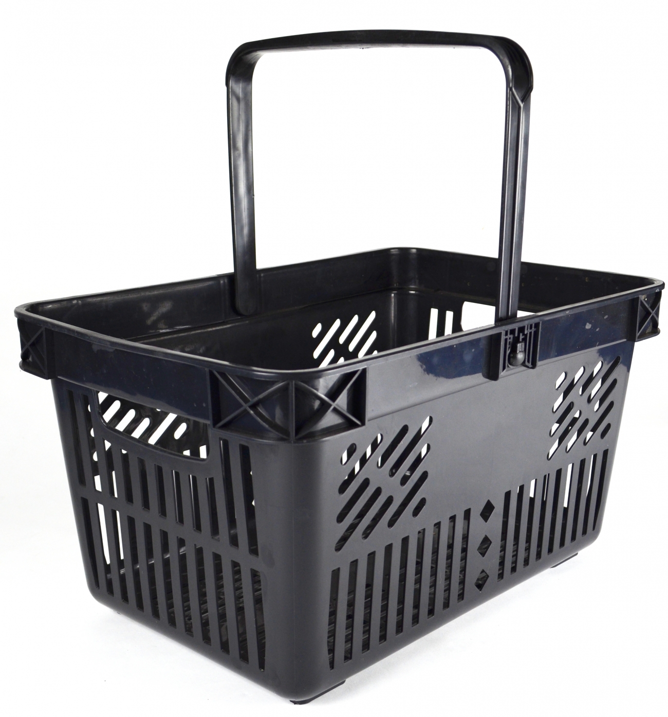 Plastic Shopping Basket6 Colours5 Pack or 10 PackWith Stacker Stand 