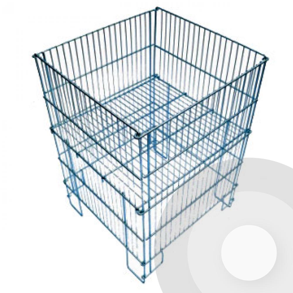 Heavy Duty Zinc Dump Bin Square 55cm