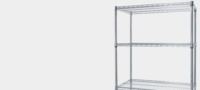 Chrome Wire Shelving