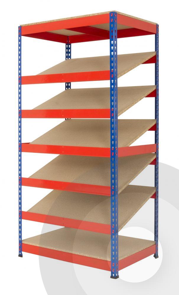KanBan Shelving - Racking With Sloping Shelves
