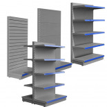 Silver Shop Shelving