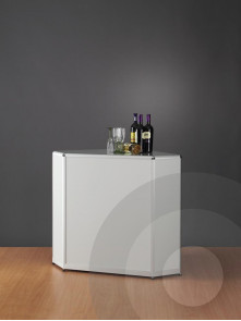 Corner solid shop counter
