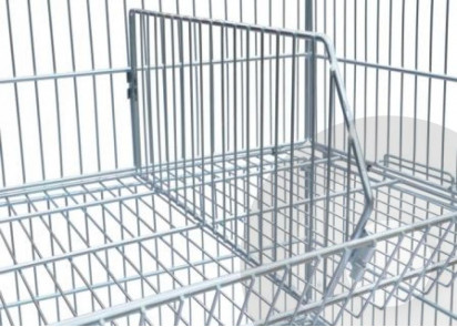 wire basket divider