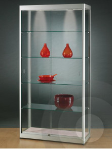 1000mm display cabinet with ceiling lights