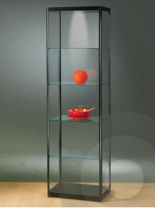 Black Display Cabinet 600 mm