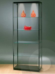 Black Display Cabinet 800 mm