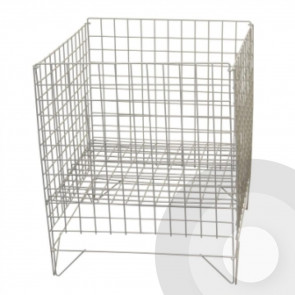 large square wire dump bin