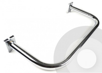 U shaped hang rail for grid panel system