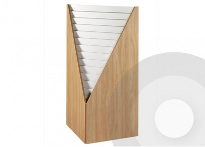 internal corner greeting card stand