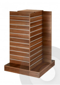 slatted panel gondola four way