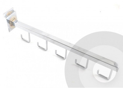 slatwall 5 hook straight arm