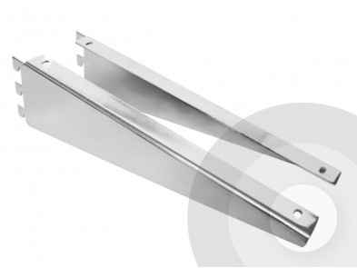 Twin Slot Shelf Brackets  (Pack of 25 pairs)