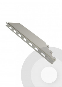 sloping holder - centre canopy bracket for shop shelving displays