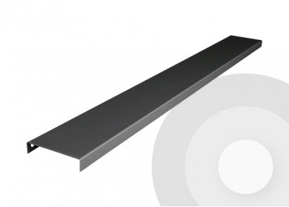 Gondola Shelving Top Cover - Silver