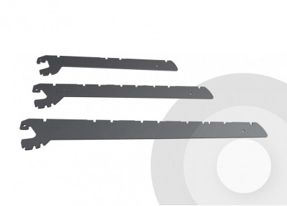 Shop Shelving Brackets Silver (RAL9006)