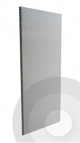 Wall Upright Shelving Unit Silver (RAL9006)
