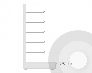 Deep Wall Pegboard Unit