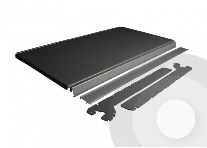 Additional Shop Shelves Silver (RAL9006)