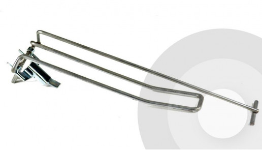 direct entry euro looped pegboard hook with overarm