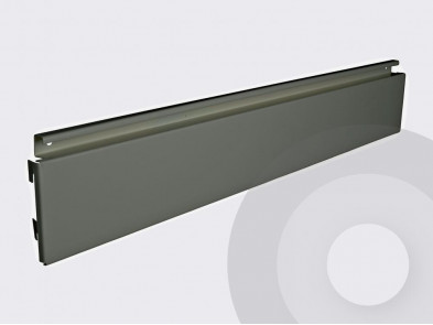 Slatwall Back Panel Silver (RAL9006)