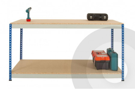 Rivet Racking Workbench Full Undershelf