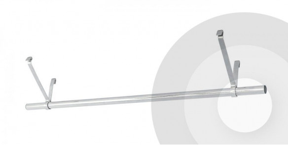 Chrome Wire Garment Rail