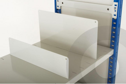 expo 4 slotted shelf