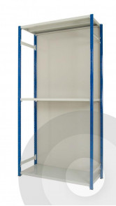 Solid sheet back cladding for expo 4 shelving