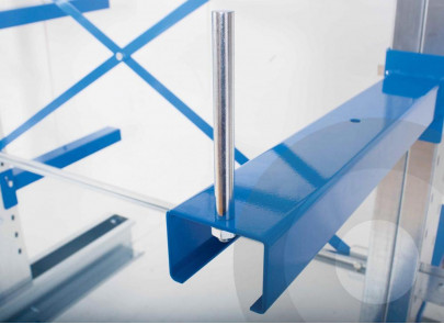 Cantilever arm end stop