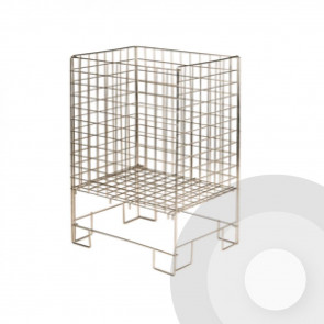 Rectangular wire dump bin