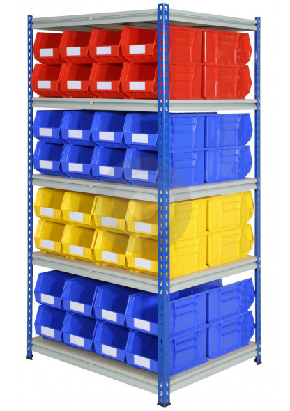 Plastic Container Shelf Systems