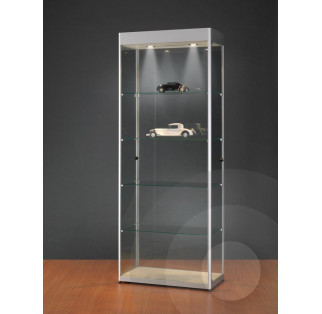 Display Cabinet with Header for logo 800mm