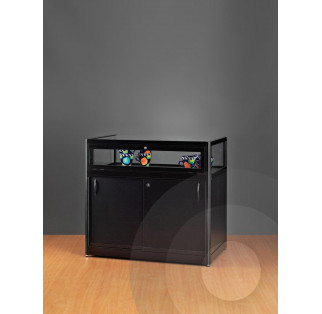 Dustproof Display Counter with Cupboard