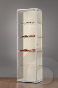 Small glass lit display cabinet 