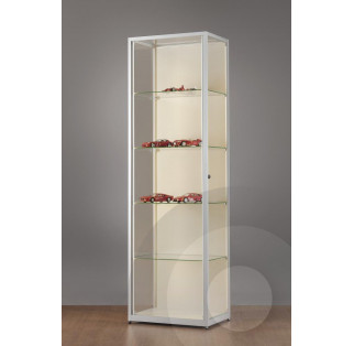 Wall Retail Display Cabinet with LED Strip Lights - 600mm