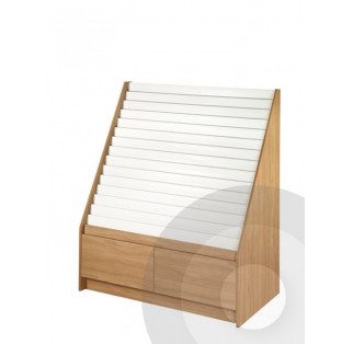 15 Tier Greeting Card Display Unit with Drawers - H Range