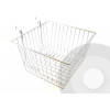 deep slatwall wire basket with grid fitting