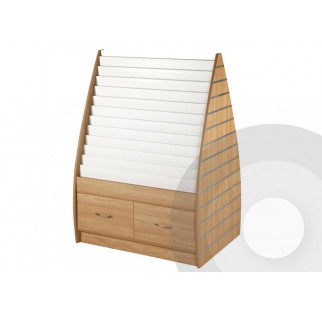 Gondola Greeting Card Unit - Double Sided - H Range