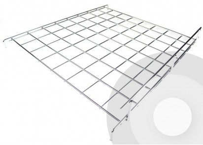 Level shelf for grid panel display system
