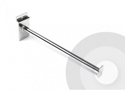 slatwall straight arm with disc end