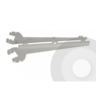 Glass or Wood Shelf Brackets (Pair)