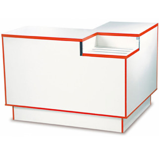Checkout Counter with Shopping Basket Well H Range
